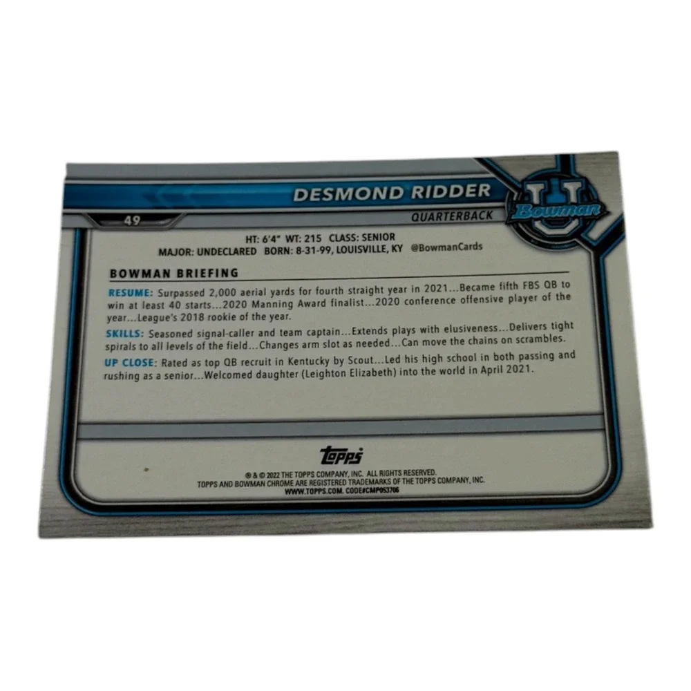 Topps brand bowman